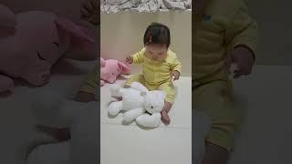 미나이모 토끼선물 감사합니다 - 265일 바다공주 #아기 #baby #cute #cutebaby #funny #babygirl #babycute #애착인형 #anakanak