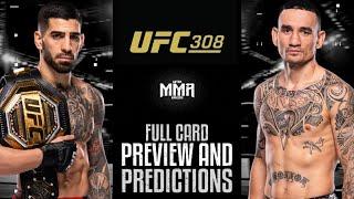 UFC 308: Topuria vs. Holloway Full Card Preview and Predictions