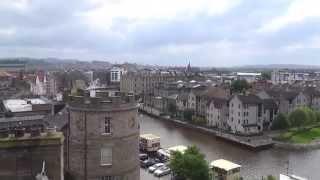 Panoramic views of Edinburgh's Leith from Malmaison Edinburgh's clocktower