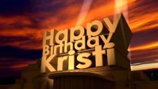 Happy Birthday Kristi