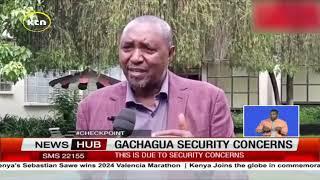 Gachagua cancels all public engagements due to security concerns