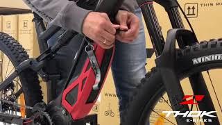 THOK E-Bikes: Easy and Fast - Shimano Steps Battery out & in