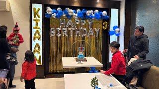 Kiaan ka 3rd birthday celebrate kia | spiderman wala cake? | Birthday girf and celebration |