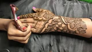 Latest Arabic || mehandi disign|| for back hand.../ back hand disign.....