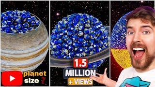 Planets Size Comparison | How Many Earths Can Fit Into The Sun? | 3D 2025 | Mohit kumar