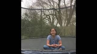 Back Flip and Back Handspring in trampoline at home