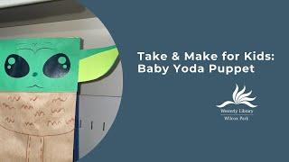 Paper Bag Yoda: Take & Make for kids