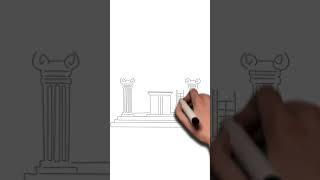 Free Whiteboard animation: Bank building.