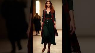  Scottish Elegance on the Runway  | Tartan Glamour in Motion | #fashion  #fashionshow