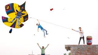 Kite Fight And Cutting | Kite Catch | Gudda