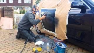 Mobile Paint Repair Company. BMW SMART repair door vandal scratch