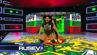 Rusev Entrance after wrestlemania 34  (RUSEV DAY CHANTS) WWE SmackDown   April 10  2018 HD