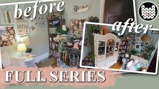 Organizing and Redecorating my Sewing Room/Craft Room - Yarn Craft Stash Compilation Home Decor Vlog