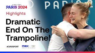 WHAT A FINAL!  | Women's Trampoline Highlights | #Paris2024 #Olympics