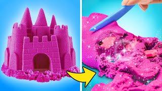 What Is Hidden In The Sand? ️ Make, Slice & Squash! || Fun Crafts & Colorful DIY