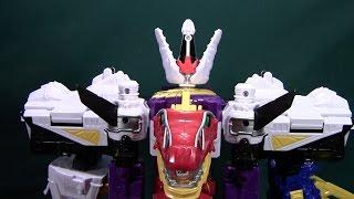 Power Rangers Dino Charge Plesio Charge Megazord (Kyoryuger Plezu-Oh, Bakuretsu Kyoryuzin)