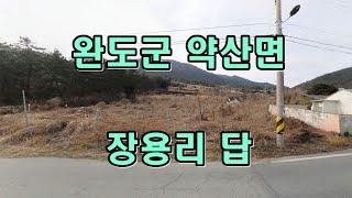 부동산경매 - 전남 완도군 약산면 장용리 답