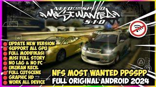 Game Need For Speed Most Wanted PPSSPP Android Offline Terbaru 2024