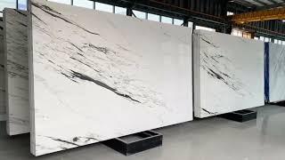 Oriental Calacatta Marble Slabs Chinese Top Quality Natural White Marble