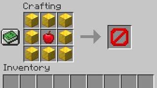 Why Can't You Craft an Enchanted Golden Apple?