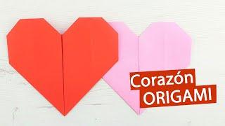  Cómo hacer un corazón de papel fácil y rápido (Origami)