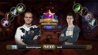 Bunnyhoppor vs levik - Swiss Round 7 - Hearthstone Masters Tour Online: Asia-Pacific