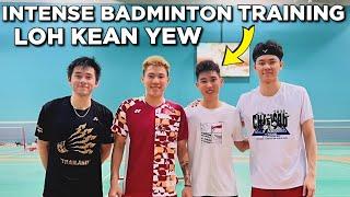 Inside Loh Kean Yew Intense Badminton Training : Secrets of a World Champion