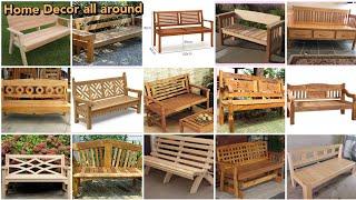 Top 50 Outdoor Wooden Bench designs | Wooden Bench Designs | Garden Bench Designs