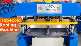 [Steelmama]720 Trapezoidal Metal iron Roofing Sheet Roll Forming Machine Máquina de chapa de techo