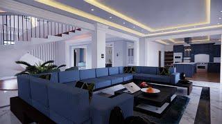 Spectacular 6 bedroom modern mansion design        ID1010