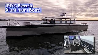 Hull #1: FIRST LOOK at the New 100% Electric $585K Aluminium Boat!