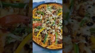 Homemade Pizza || Easy Process ||#foodie #cooking #pizza #makebyme