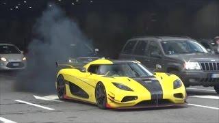 Koenigsegg Agera RS ''ML'' had engine problems in MILAN!!!