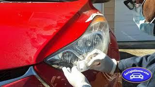Auto Ceramic Nano Age 9H Diamond Coating Headlight Application