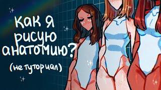 КАК Я РИСУЮ АНАТОМИЮ | не туториал + обзор Parblo Intangbo (Speedpaint)