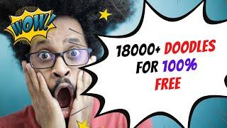 How to Get free doodles | How to Download Doodles for Free | VideoScribe Doodles For Free | 18000SVG