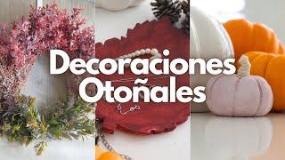 DIY Decoraciones de Otoño 