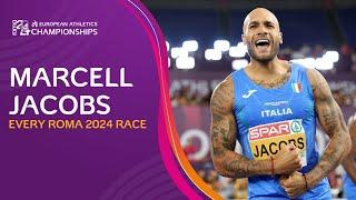 Italy's sprint KING!  Marcell Jacobs  | Every Roma 2024 race