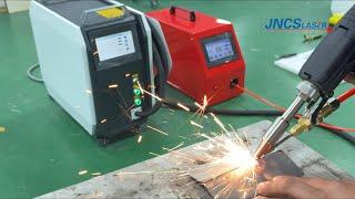 how to use small air cooling 1500w 4 in 1 handheld fiber laser welding cleaning cutting machine