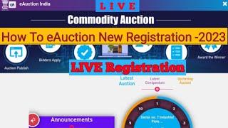 How To eAuction Registration 2023 | New Registration-AmitjhaTechnical