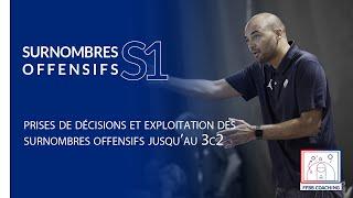 Surnombres offensifs S1 : prises de décisions et exploitation des surnombres offensifs jusqu’au 3c2