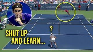 The Day Federer *INVENTED* a New Shot to Beat Djokovic (The SABR Improvisation)