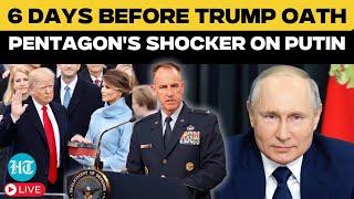 LIVE | Pentagon Admits Putin Has Upper Hand In Ukraine War? | Pentagon Briefing Ahead of Trump Oath