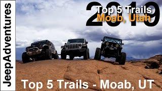 Top 5 Off-Road Trails in Moab, Utah 4K UHD