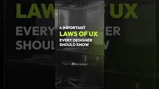 4 Important Laws of UX 