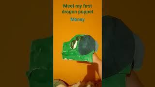 my first dragon puppet.⭐