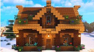 Minecraft: How To Build a Christmas House (Tutorial)