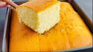 HOT MILK CAKE ! You Will be Delighted! Simple and delicious! Hot Milk Cake Recipe