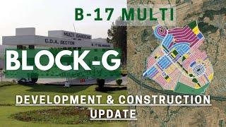 Aerial View of B-17 Islamabad G Block Construction & Development Latest Update