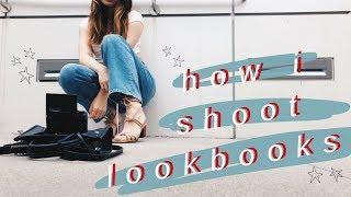 HOW I SHOOT LOOKBOOKS BY MYSELF // behind the scenes vlog